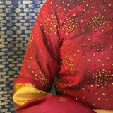 Sparkler Sequin Silk Blouse - Ruby