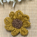 Woven Flower Brooch
