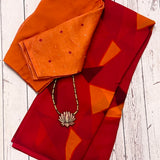 Triangles chiffon saree