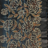 Tussar hand embroidered saree