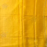 Tussar mukaish work saree