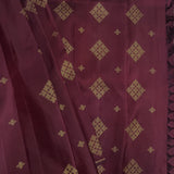 Ranya checked organza korvai kanchipuram silk saree