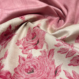 Veena Rose Petals Tussar Saree - Pink