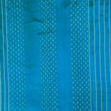 Handloom Ikat Silk Saree - Turquoise