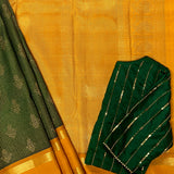 Sumangala Zari Checks Kanchipuram Silk Saree