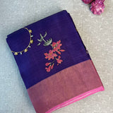 Maya floral tussar saree