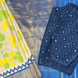 Anagha Bloom Kutch Embroidered Kanchi Silk Saree