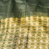 Tussar shibori saree