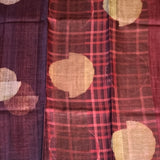 Maya abstract print tussar saree