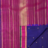 Vera Twin Border Kanchipuram Silk Saree - Violet