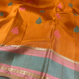 kimaya thread and zari border silk saree