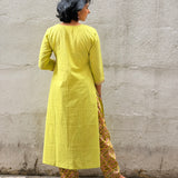 Green Embroidered Kurta Set