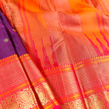 Kimaya peacock border silk saree