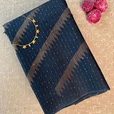 Sequinned matka organza saree