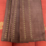 Madhura Paperflowers Kanchi Organza Saree - Coral
