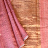 Silk sequinned saree
