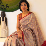 Mila Foliage Dots Kanchipuram Silk Saree