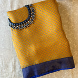 Mishrita Lehariya Organza saree