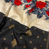 Mila buttercup korvai kanchipuram silk saree