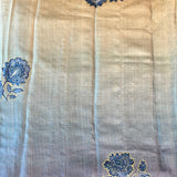 Tussar applique saree