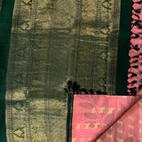 Mila Foliage Dots Kanchipuram Silk Saree