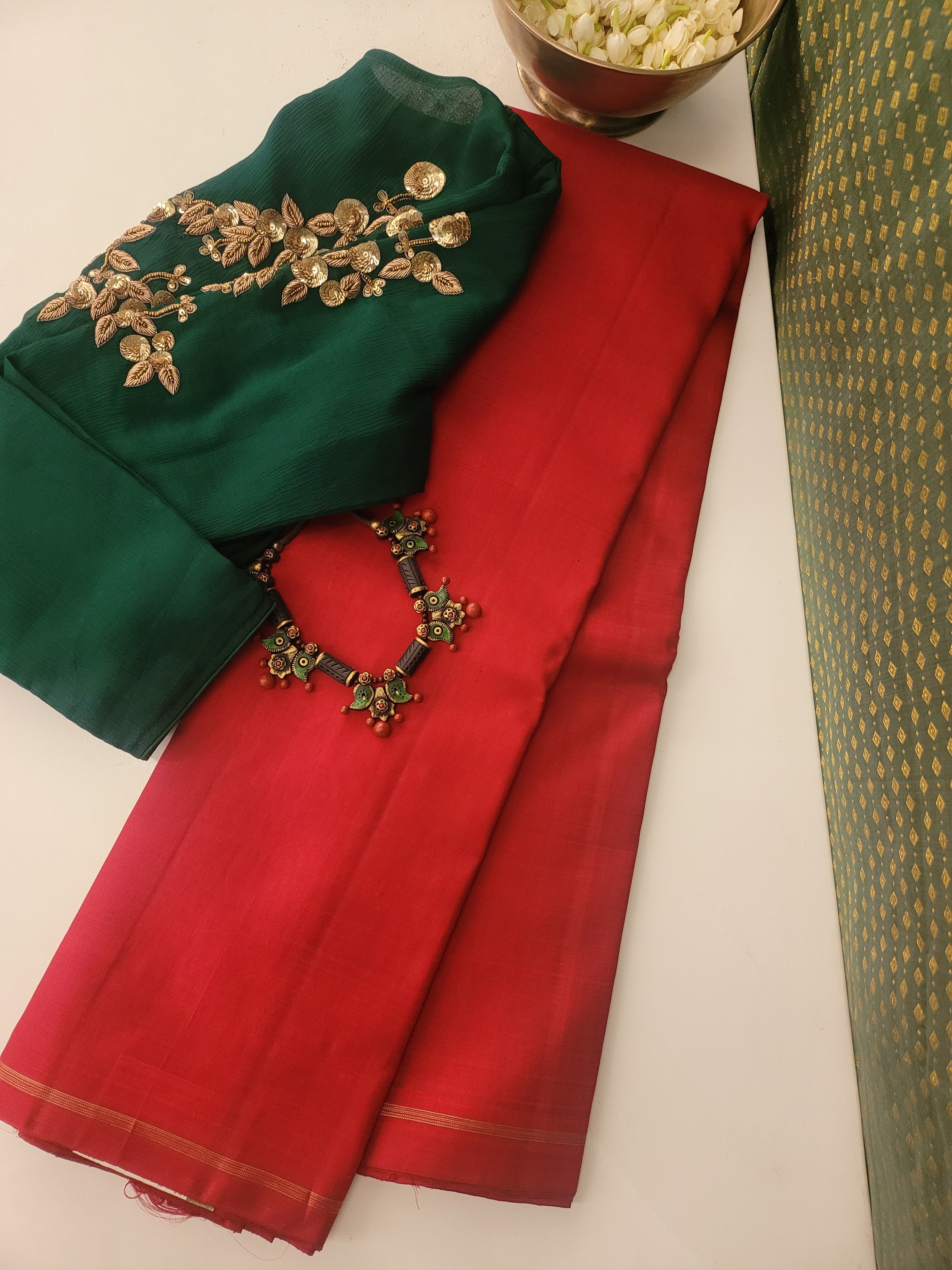 Lavanyam  kanchipuram silk saree