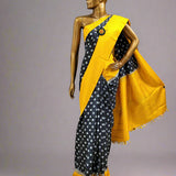 Mila polka kanchipuram silk saree