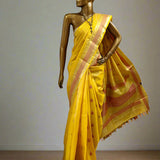 Kimaya small thread border silk saree