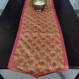 Silk kota table runner