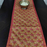 Silk kota table runner