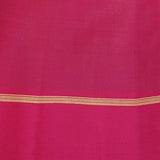 Vera-Black, pink and green handwoven Kanchipuram silk saree with small diamond buttis