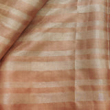 Dusty rose and gold stripes fabric