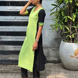 Naavya - Chic Lime kurta