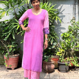 Naavya - Lavender field kurta