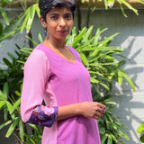 Naavya - Lavender field kurta