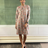 Madras margarita mocha dress