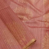 Mayur - Dusty pink carnation saree