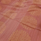 Mayur - Dusty pink carnation saree