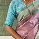 Lily - Teal bandhini blouse