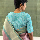 Lily - Teal bandhini blouse