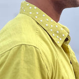 Lime polka shirt