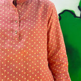 Rust polka shirt