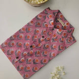 Berry printed shirt