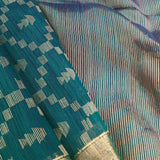 Mayur - Peacock blue saree