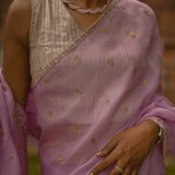 Kalavati embroidered organza saree