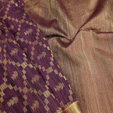 Mayur -Burgundy matka handloom silk saree