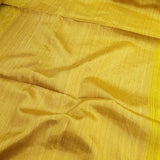 Mayur -Yellow matka handloom silk saree