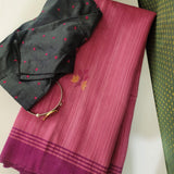 Mayur-Pink and magenta Matka silk