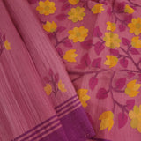 Mayur-Pink and magenta Matka silk