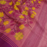 Mayur-Pink and magenta Matka silk